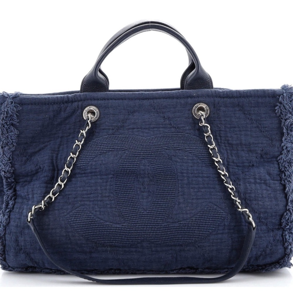Chanel Double Face Deauville Fringe Tote
